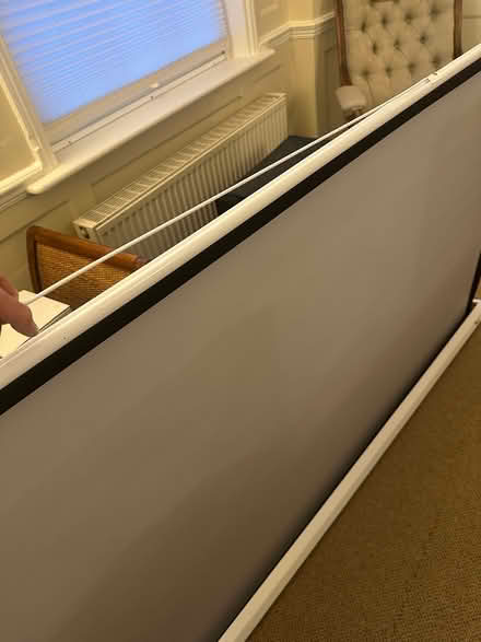 Photo of free Large projector screen with stand (Petersfield GU31) #3