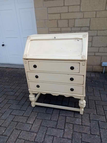 Photo of free Painted vintage writing bureau (Whiteshill.) #2