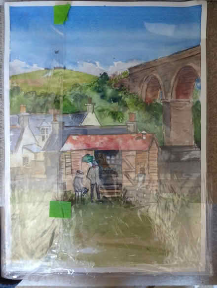 Photo of free Watercolour original of David Jason (Forest Hill) #1