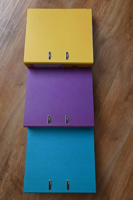 Photo of free Lever Arch Files & Plastic Sleeves (Wistow) #1