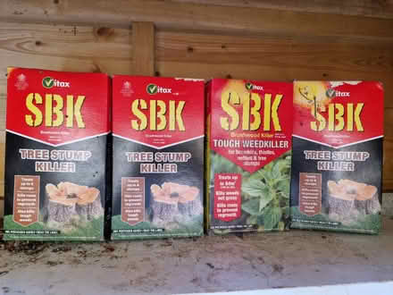 Photo of free Tree stump and weed killer (BA2) #1