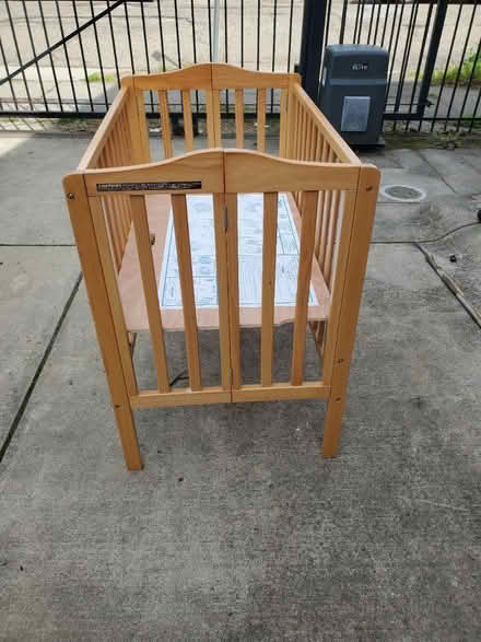 Photo of free Folding portable crib (Oakland) #2