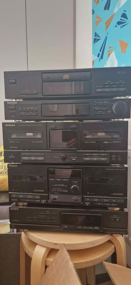 Photo of free Assorted stereo components (Fulham Palace Rd SW6) #1