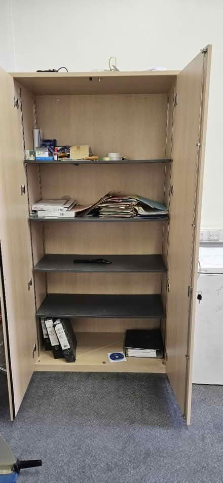 Photo of free Lockable shelving unit (CT8) #2