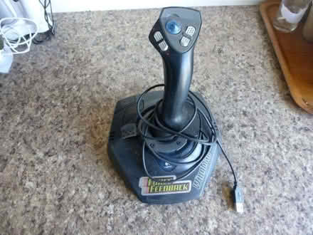 Photo of free Microsoft Steering wheel and Force Feedback joystick. (Fakenham NR21) #3