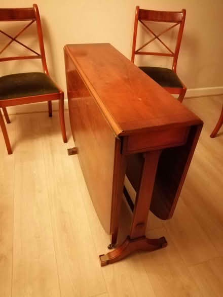 Photo of free Dining table and 6 chairs (Hollesley IP12) #4