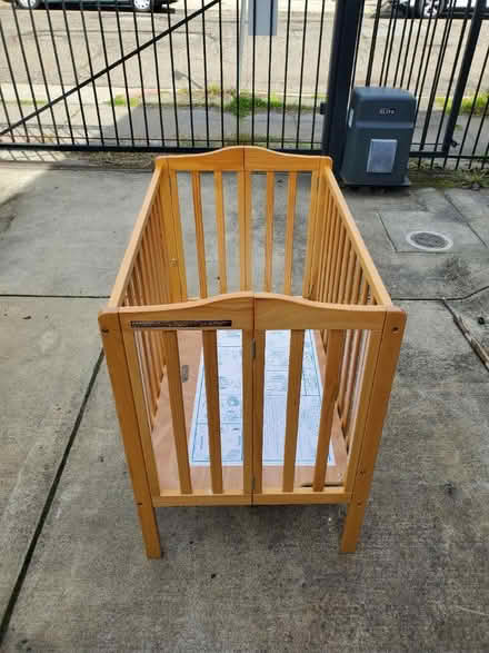 Photo of free Folding portable crib (Oakland) #1