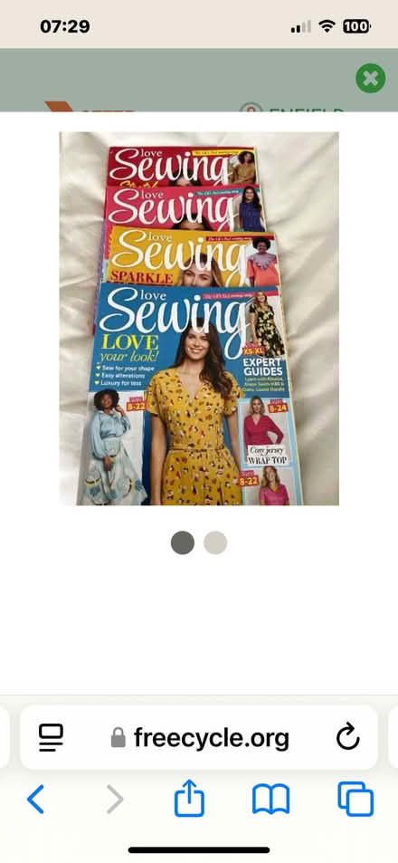 Photo of free Sewing mags (Enfield EN1) #1