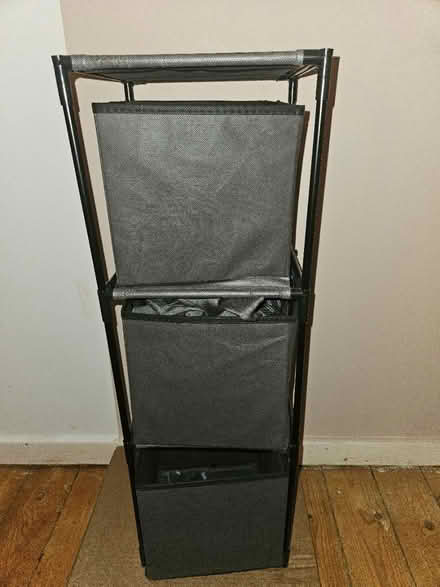 Photo of free Fabric/metal pole wardrobe/unit (Pudsey LS28) #1