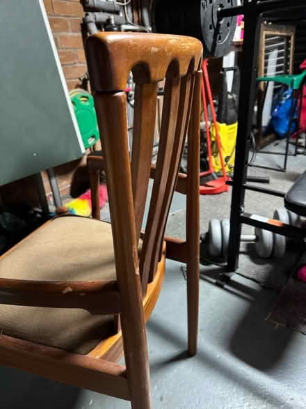 Photo of free Teak g-plan carver chairs (2) (Whitley bay) #3