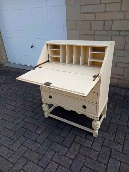 Photo of free Painted vintage writing bureau (Whiteshill.) #1