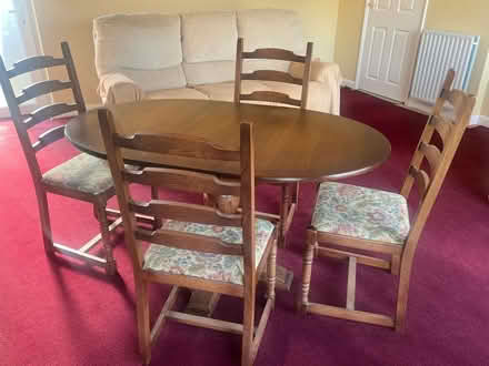 Photo of free Dining table and chairs (Liss GU33) #3