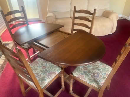 Photo of free Dining table and chairs (Liss GU33) #2