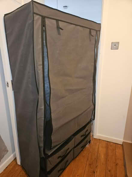 Photo of free Fabric/metal pole wardrobe/unit (Pudsey LS28) #3