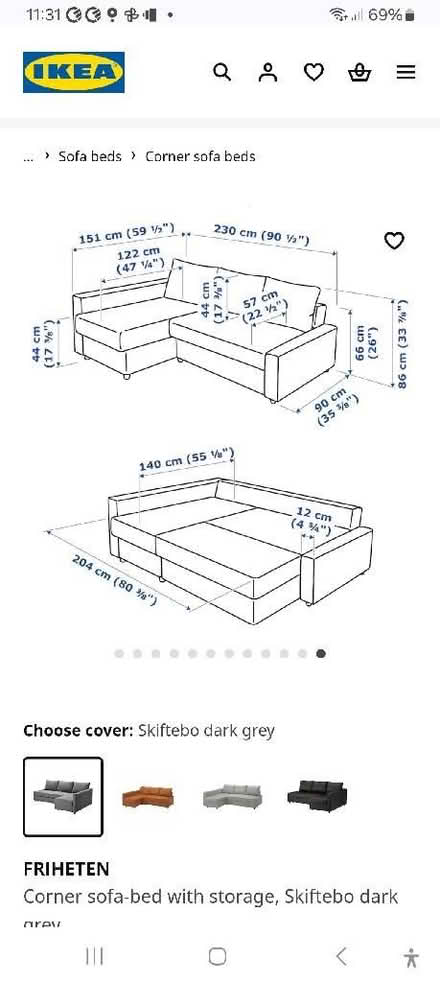 Photo of free Sofa bed (Woodmancote GL11) #3