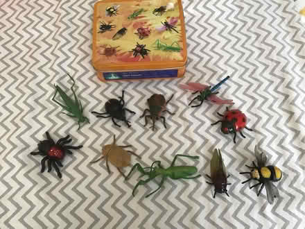 Photo of free Tin of plastic insects. (Longlevens GL2) #2