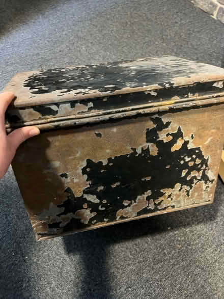 Photo of free Deed box v battered (Teddington TW11) #2