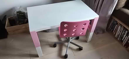 Photo of free Pink Ikea kids desk (Hook, RG27) #1