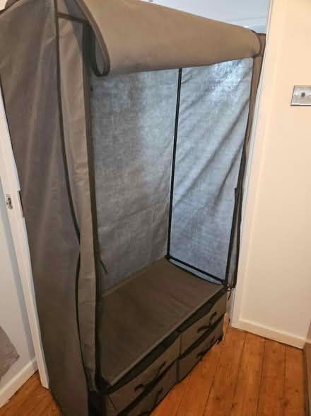 Photo of free Fabric/metal pole wardrobe/unit (Pudsey LS28) #2