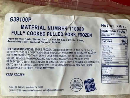 Photo of free frozen pulled pork 2 lbs (south sunnyvale) #3