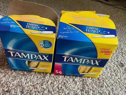 Photo of free Tampax tampons (Pleasanton Val Vista) #1