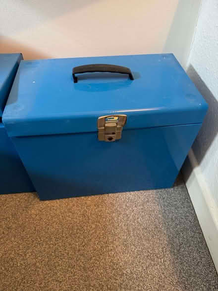 Photo of free Foolscap Metal File Box (Weston) #1