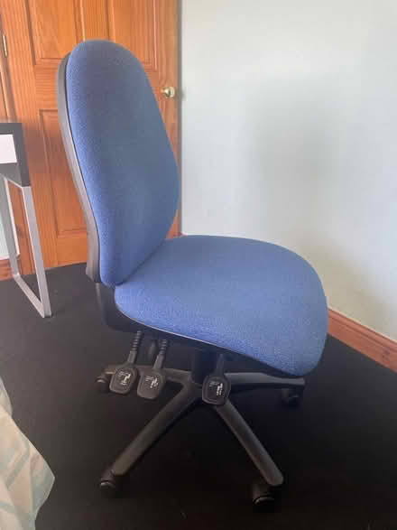 Photo of free Blue office chair. (Hala LA1) #3