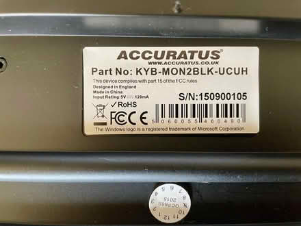 Photo of free Computer Keyboard for Sight Impaired (Middleyard GL10) #2