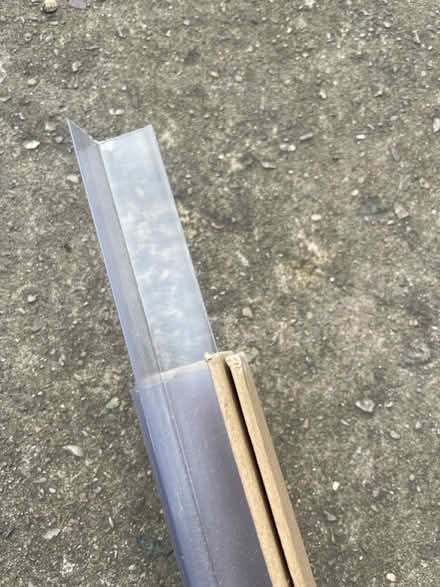Photo of free Clear plastic L-shape trim 1m x4 (SW9) #2