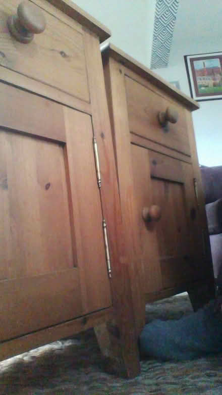 Photo of free 2x wooden bedside cabinets (Kings Stanley GL10) #2