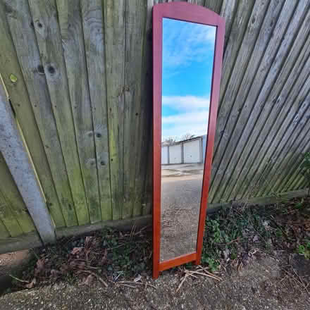 Photo of free Tall Wooden Mirror (RH11) #1