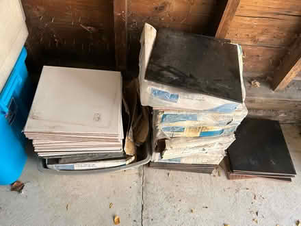Photo of free Black tiles and white tiles (Huron Ave. Cambridge) #2