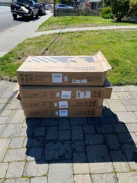 Photo of free 4 cardboard boxes (San Rafael) #1
