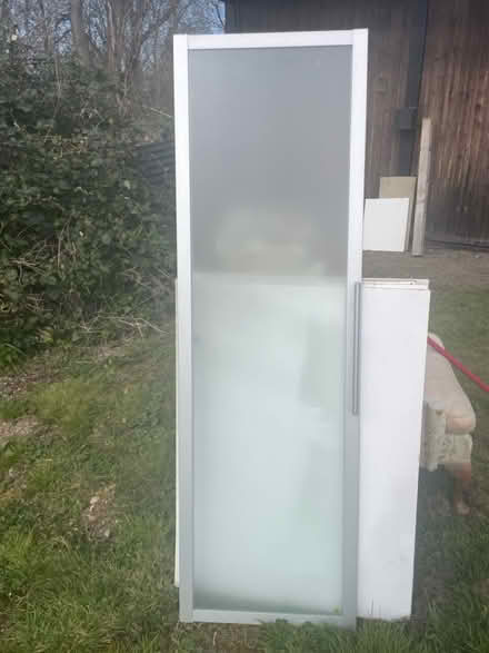 Photo of free Frosted glass cupboard door (BA15 Holt Road) #1