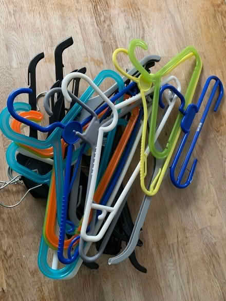 Photo of free Stack of Plastic clothes hangers (Northfield B31) #2