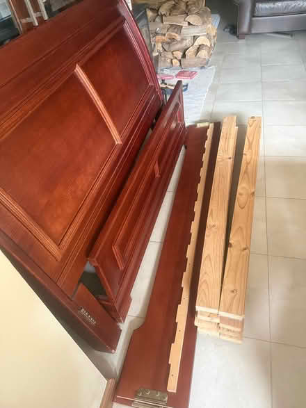 Photo of free Wooden queen bed (Oatlands) #1