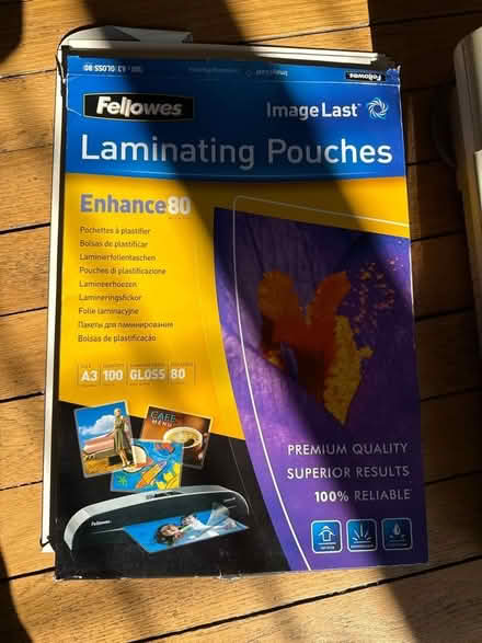 Photo of free A3 Laminator and A3 Pouches (Gerrards Cross SL9) #2