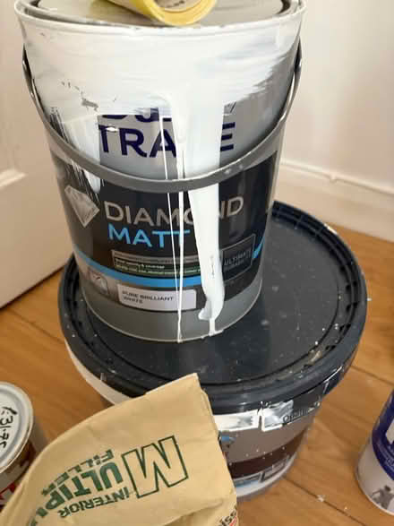 Photo of free Left over paint & decorating stuff (N17 - Bruce Grove) #1