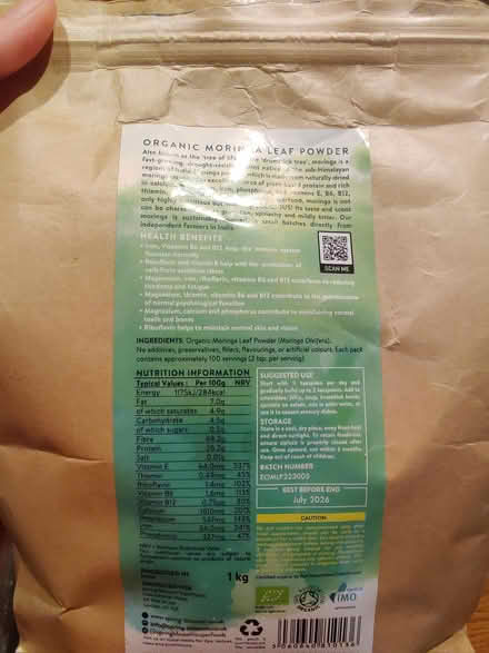 Photo of free Moringa Superleaf Powder (BN3) #2