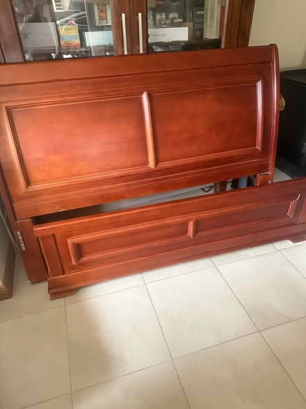 Photo of free Wooden queen bed (Oatlands) #2