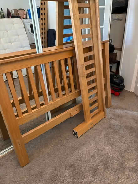 Photo of free Like new wooden double bed (Bermondsey) #1