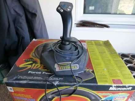 Photo of free Microsoft Steering wheel and Force Feedback joystick. (Fakenham NR21) #2