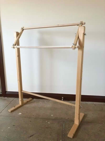 Photo of free Embroidery scroll frame and floor stand (Cheadle Hulme SK8) #1