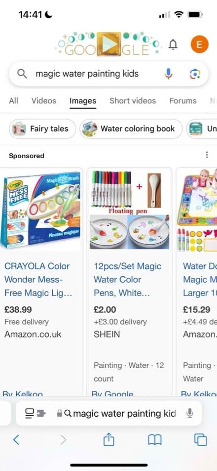 Photo of Any kids water painting kits/mats (Belper DE5) #1