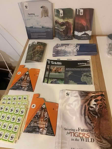 Photo of free WWF lovely educational booklets for fundraisers (St Just TR19) #1