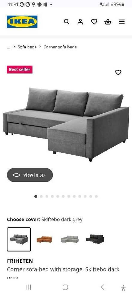 Photo of free Sofa bed (Woodmancote GL11) #2