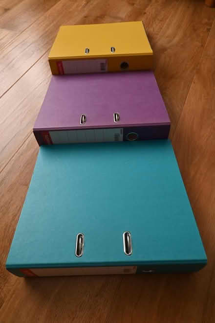 Photo of free Lever Arch Files & Plastic Sleeves (Wistow) #2
