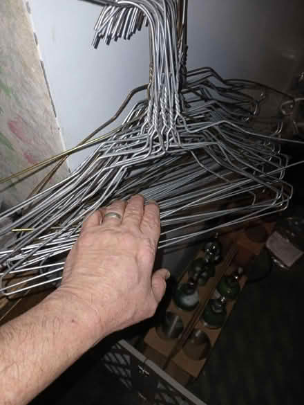 Photo of free Metal hangers (Maple ave.) #2