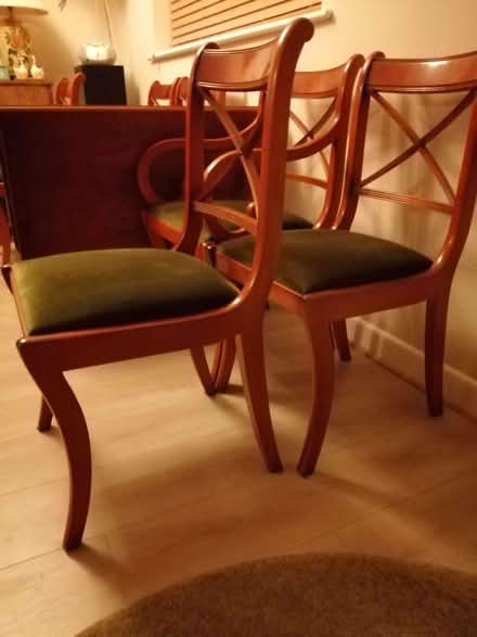 Photo of free Dining table and 6 chairs (Hollesley IP12) #1
