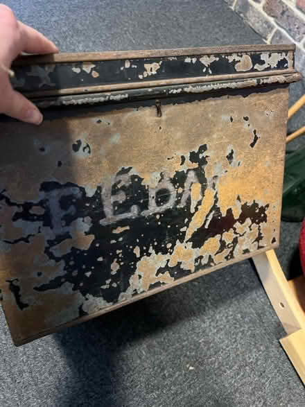 Photo of free Deed box v battered (Teddington TW11) #1